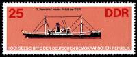(1982-053) Марка Германия (ГДР) "Корабль "Вперед""    Океанские суда III Θ