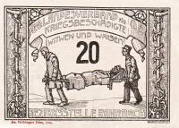 (№1920) Банкнота Австрия 1920 год "20 Heller"