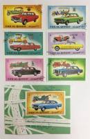 Набор из 6 марок + 1 блока, Кайвайн, Гашёные, III Θ (сост. на фото) 