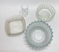 Конфетницы креманки 3 шт + стопка, стекло