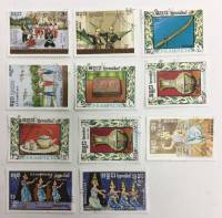 --  Набор марок Камбоджа 11 шт.  Гашёные , III Θ