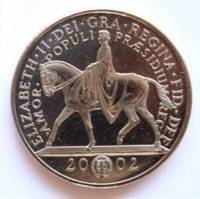 () Монета Великобритания 2002 год 5 фунтов ""  Медь-Никель  AU