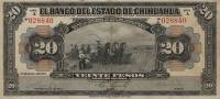 (№1913P-S134a) Банкнота Мексика 1913 год "20 Pesos"