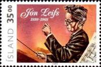 (№1999-902) Марка Исландия 1999 год "Joacuten Leifs", Гашеная
