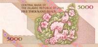 Банкнота Иран 1993 год 5 000 риалов Рухолла Хомейни   UNC