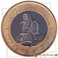 () Монета Маврикий 2007 год   ""     UNC