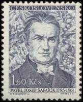(1955-027) Марка Чехословакия "П. Шафарик"    Деятели культуры и науки III Θ