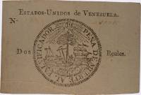 (№1811P-2) Банкнота Венесуэла 1811 год "2 Reales"