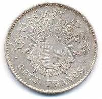 (№1860km47.1) Монета Камбоджа 1860 год 2 Francs