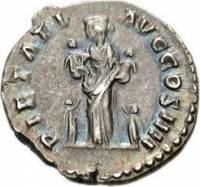 (№ (Без даты) ) Монета Римская империя 1970 год 1 Denarius
