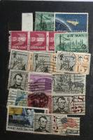 - Набор марок США 34 шт.  Гашёные .  Θ