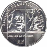 (№2006km1442) Монета Франция 2006 год frac14; Euro (Бенджамин Франклин)