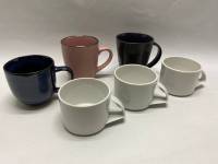 Набор кружек, керамика 6 шт (состояние на фото)