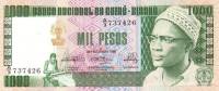 (№1978P-8b) Банкнота Гвинея-Бисау 1978 год "1,000 Pesos"