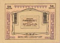 (№1920) Банкнота Австрия 1920 год "20 Heller"