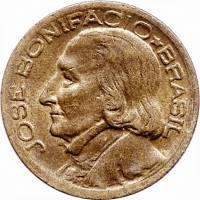 (№1947km561) Монета Бразилия 1947 год 10 Centavos (Joseacute)