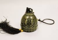 Подвеска-колокольчик фэн-шуй "Рыбы", металл (состояние на фото)