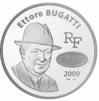 (№2009km1607) Монета Франция 2009 год 20 Euro (100-летию Бугатти)