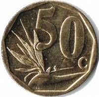 (№2009km467) Монета Южная Африка 2009 год 50 Cents (Ningizimu Африка - легенда Свази)