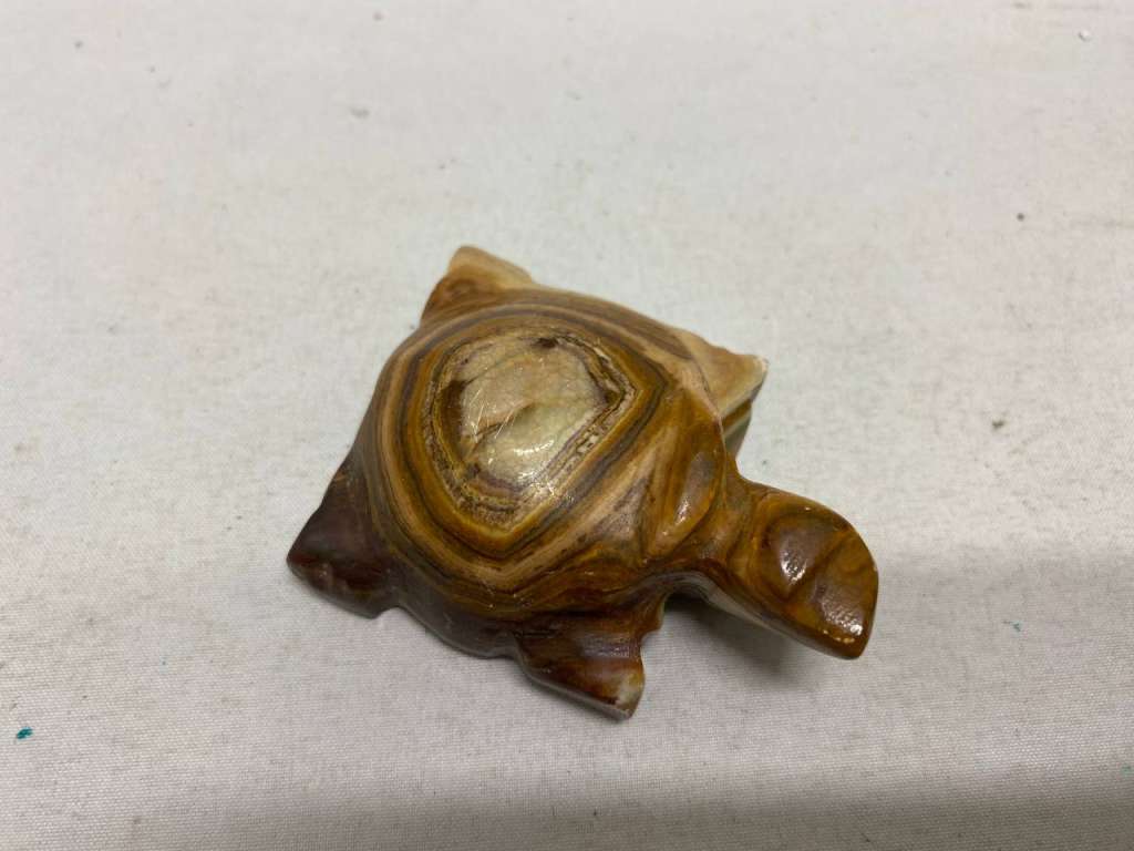 Сувенир статуэтка из оникса черепаха