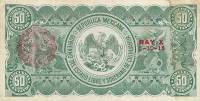 (№1915P-S528e.1) Банкнота Мексика 1915 год "50 Centavos"