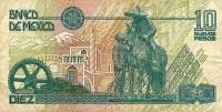 (№1992P-99a.5) Банкнота Мексика 1992 год "10 Nuevos Pesos"