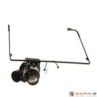 Лупа-очки N9892А-II  20х увеличение с подсветкой, производство Китай