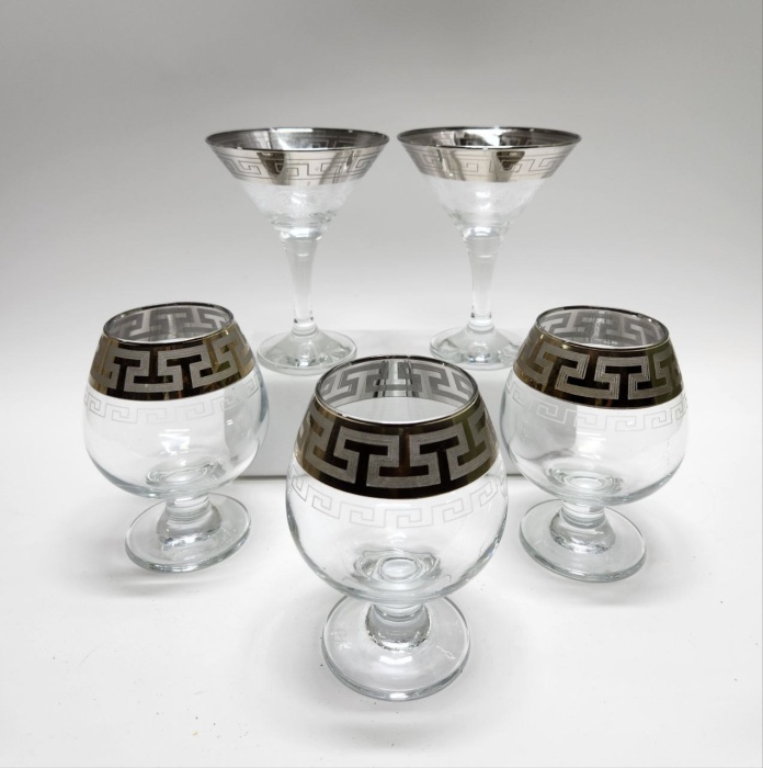 Бокалы 5 штук для мартини и других напитков 