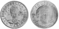 () Монета Сан-Марино 1996 год 100  ""   Никель  UNC