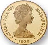 () Монета Каймановы острова 1978 год 500  ""   Биметалл (Платина - Золото)  UNC