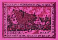 (№1921) Банкнота Германия 1921 год "50 Pfennig"