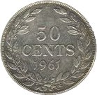 () Монета Либерия 1960 год 500  ""   Биметалл (Серебро - Ниобиум)  UNC