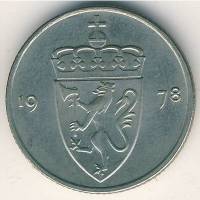 () Монета Норвегия 1974 год 500  ""   Медь-Никель  UNC