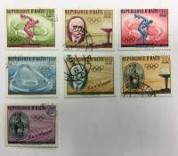 --  Набор марок Гаити 7 шт.  Гашёные , III Θ