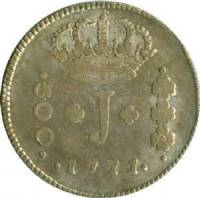 (№1771km196) Монета Бразилия 1771 год 300 Reacute;is