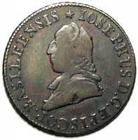 (№1788km48(basel)) Монета Швейцария 1788 год 24 Kreuzer (Иосифа Сигизмунд)