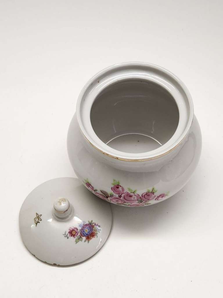 Сахарница Кузяево СССР высота 13 см