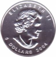 () Монета Канада 2004 год 5  ""    AU