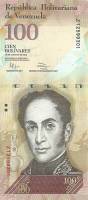 (2014) Банкнота Венесуэла 2014 год 100 боливаров "Симон Боливар"   UNC