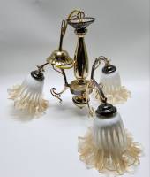 Люстра потолочная 3 плафона трехрожковая