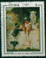 (1973-012) Марка Куба "Галантность"    Музей в Гаване III Θ