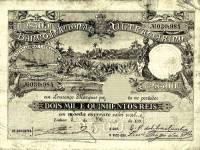 () Банкнота Мозамбик 02.01.1897 год 2 500  ""   UNC
