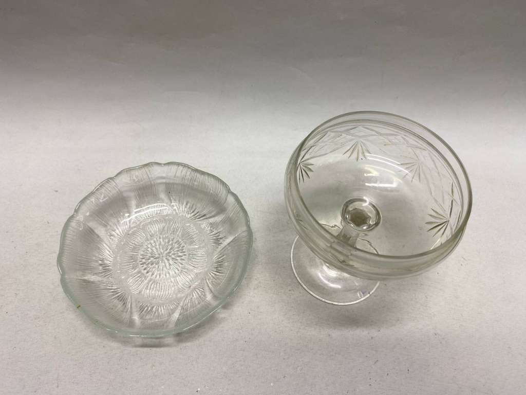 Салатник и конфетница на ножке СССР