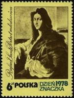 (1978-044) Марка Польша "Молодой человек, Рафаэль"    День почтовой марки III O