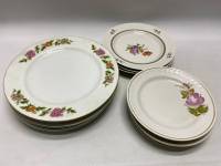 Тарелки 14 предметов, 5 десертных, 3 средних и 6 крупные