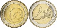 (007) Монета Словения 2013 год 2 евро "Пещера Постойнска-Яма"  Биметалл  UNC