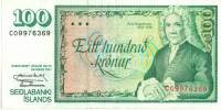 () Банкнота Исландия 1981 год 100  ""   UNC