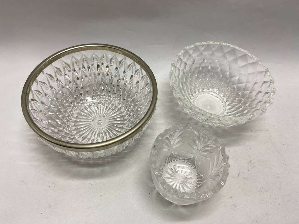 Салатник хрусталь 3 шт