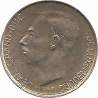 () Монета Люксембург 1990 год 20 франков ""  Алюминиево-Никелево-Бронзовый сплав (Al-Ni-Br)  UNC