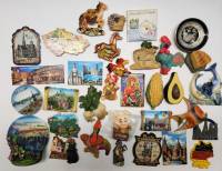 Набор магнитов на холодильник Разные страны города 33 штуки